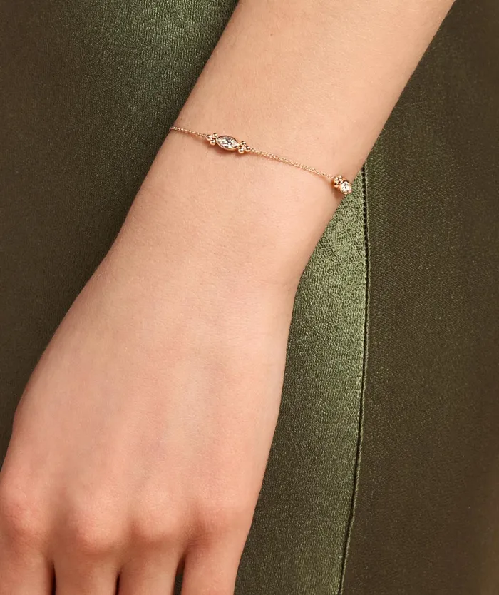 Olivia Burton Bracelets Women Dainty Rose Gold Plated Bracelet