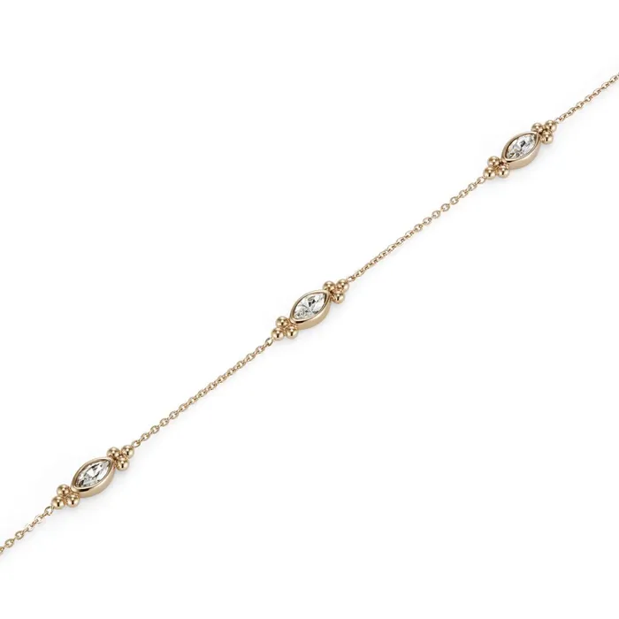 Olivia Burton Bracelets Women Dainty Rose Gold Plated Bracelet