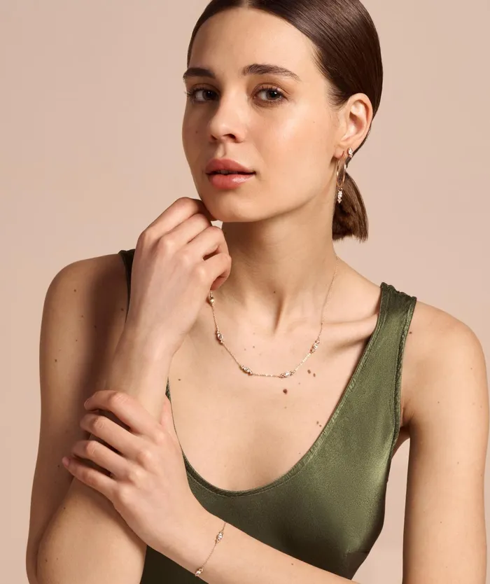 Olivia Burton Bracelets Women Dainty Rose Gold Plated Bracelet