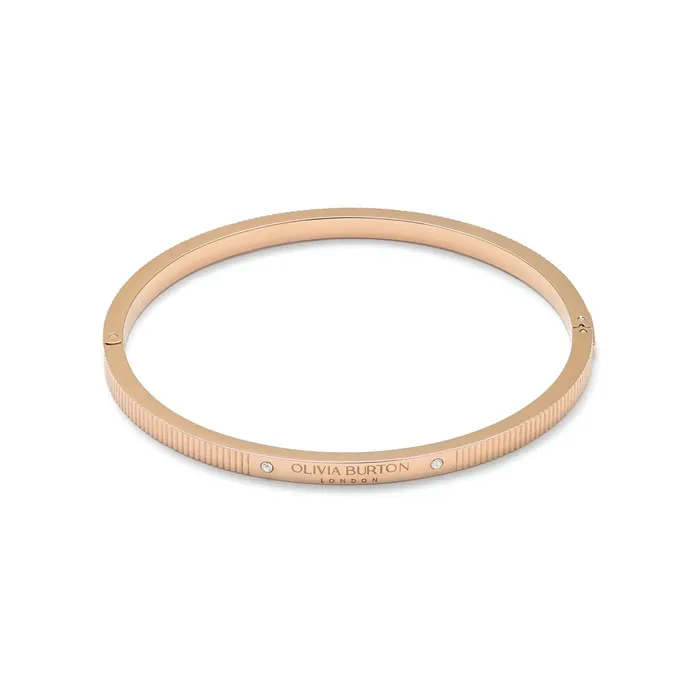 Olivia Burton Bracelets Women Linear Carnation Gold Bangle