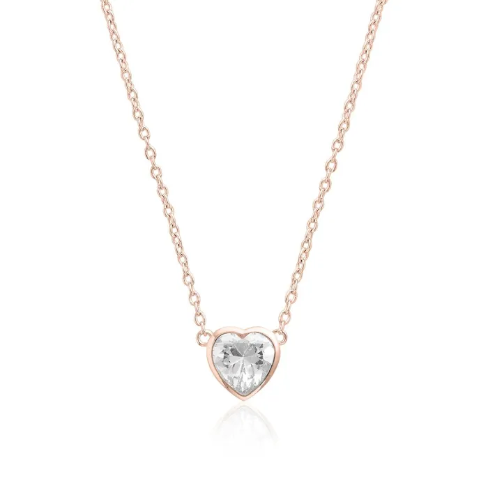 Olivia Burton Necklaces Women Rose Gold Heart Necklace