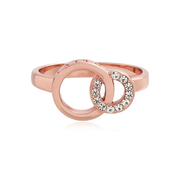 Olivia Burton Rings Women Rose Gold Interlink Ring