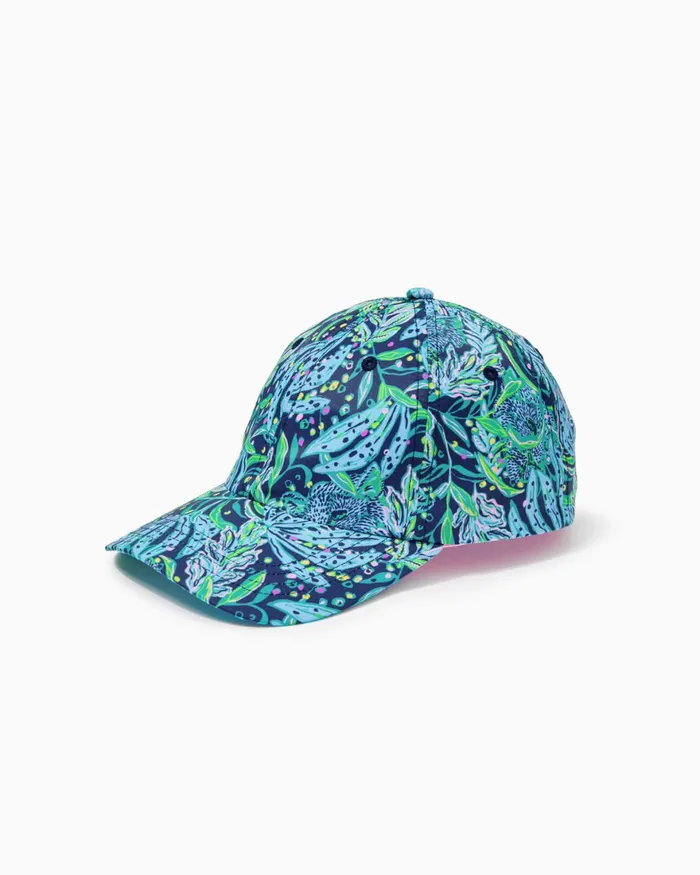 One Size Fits All Gifts Home and GiftsWomen Lilly Pulitzer Run Around Hat Low Tide Navy Catty Purrsonality Accessories Small