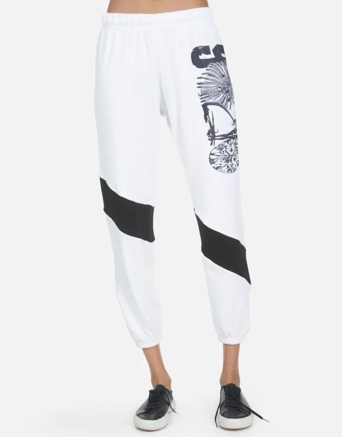 Ophelia 90210 White Women Lauren Moshi Long Sweatpants