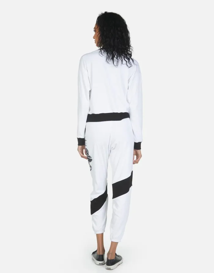 Ophelia 90210 White Women Lauren Moshi Long Sweatpants