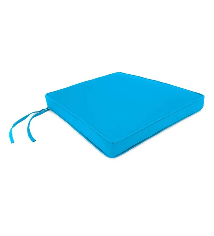 Outdoor Living Sunbrella Tapered Rocker Seat Cushion With Ties 21034 Front17034 Back X 19034 X 3034 8211 Bandana Plow and Hearth Outdoor Furniture Cushions