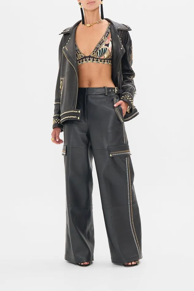 OVERSIZED LEATHER BIKER JACKET THEY CALLED HER NEFERTARI They Called Her Nefertari Womens Camilla Jackets