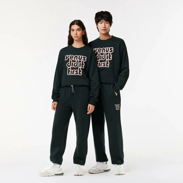 Pants and Leggings Women Lacoste Lacoste X EleVen By Venus Sweatpants Dark Green Hce