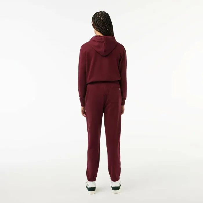 Pants and Leggings Women Lacoste Women039s Printed Sweatpants Bordeaux Yup
