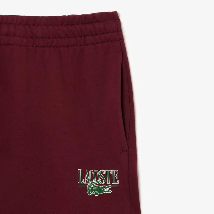 Pants and Leggings Women Lacoste Women039s Printed Sweatpants Bordeaux Yup