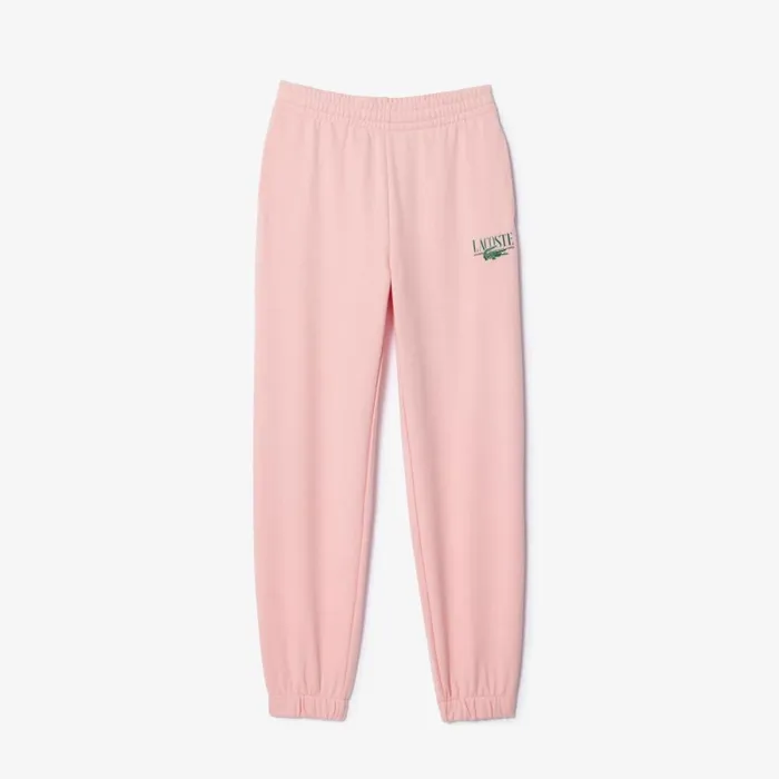 Pants and Leggings Women Lacoste Women039s Printed Sweatpants Waterlily Pink Kf9