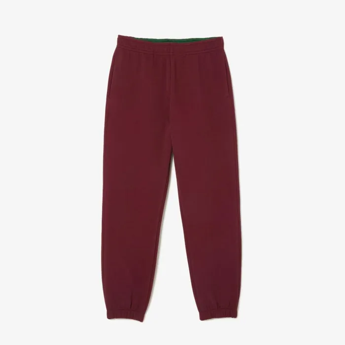 Pants and Leggings Women Lacoste Womens Blended Cotton Sweatpants Bordeaux Yup
