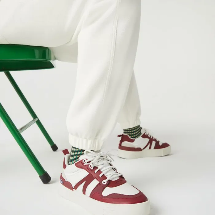 Pants and Leggings Women Lacoste Womens Blended Cotton Sweatpants White 70v