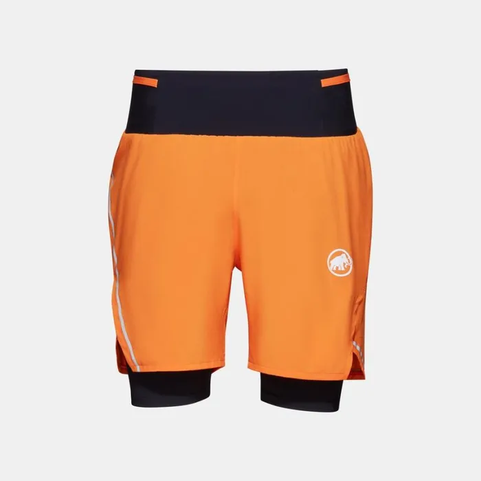 Pants and Shorts Men Mammut Aenergy TR 2 In 1 Shorts Dark Tangerineblack
