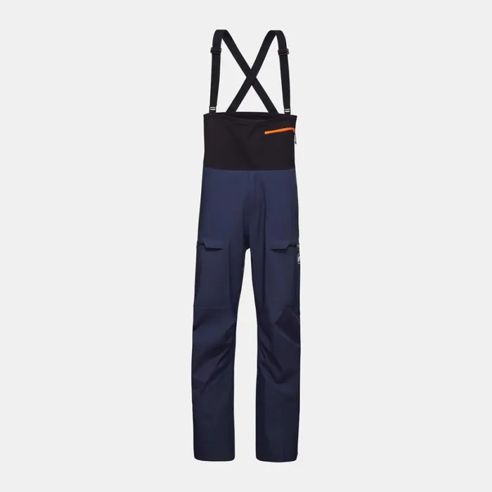 Pants and Shorts Men Mammut Haldigrat HS Bib Pants Marineblack