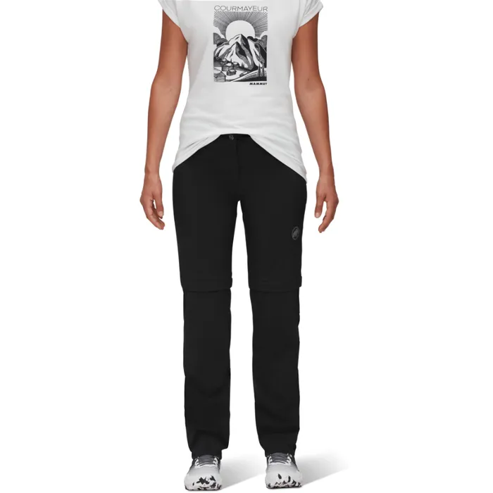Pants and Shorts Women Mammut Runbold Zip Off Pants Black Pants and Shorts Women Mammut Runbold Zip Off Pants Black