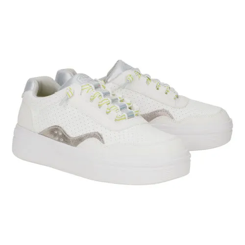 Platforms Apparel Hudson Lift Sport Shimmer WhiteDawn Blue heydude