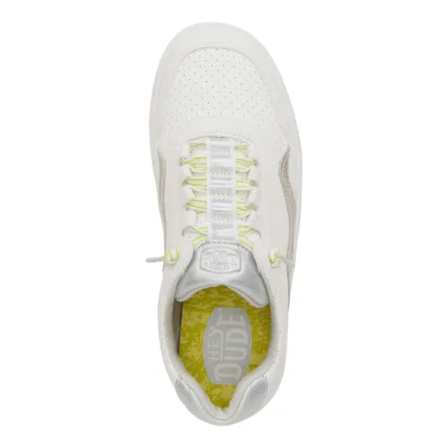 Platforms Apparel Hudson Lift Sport Shimmer WhiteDawn Blue heydude