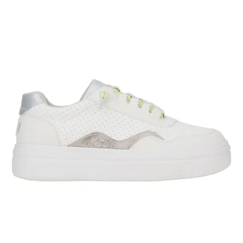 Platforms Apparel Hudson Lift Sport Shimmer WhiteDawn Blue heydude