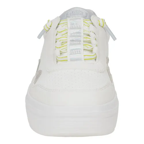 Platforms Apparel Hudson Lift Sport Shimmer WhiteDawn Blue heydude