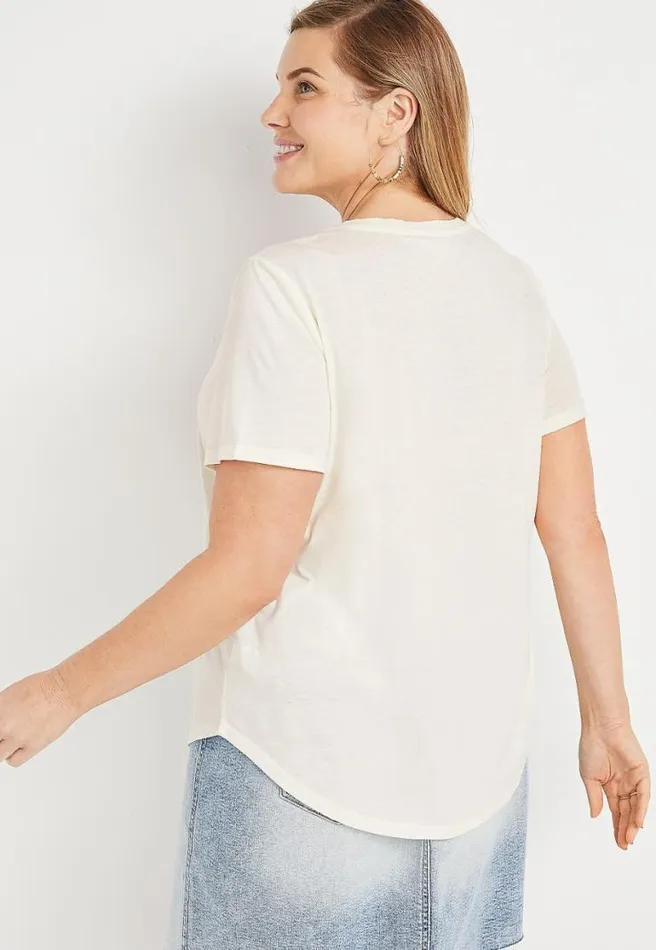 Plus Size White All You Need Is Love Graphic Tee Women Maurices Plus Tops