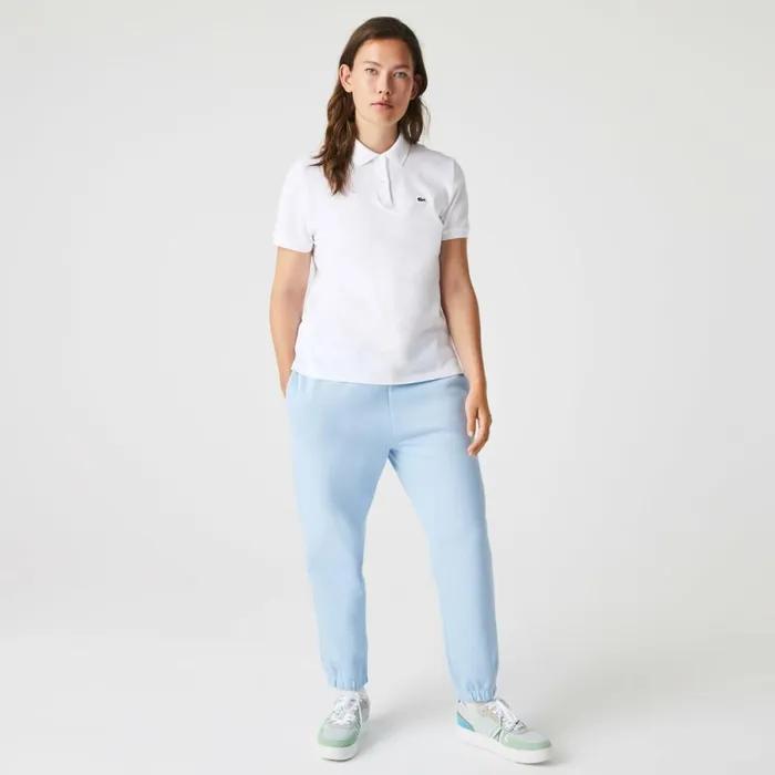 Polos Women Lacoste Women039s Regular Fit Soft Cotton Petit Piqu Polo White 001