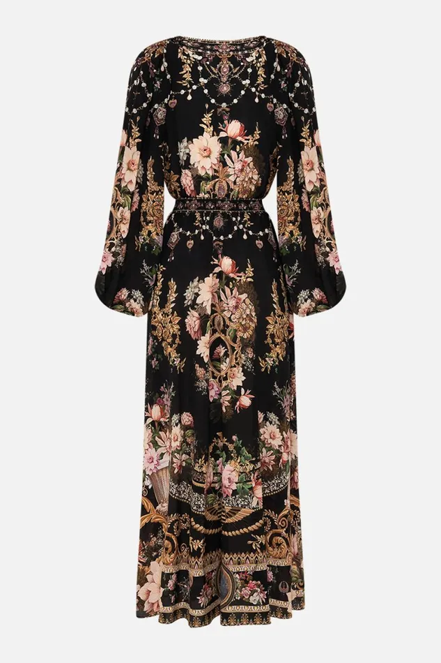 RAGLAN SHIRRED WAIST DRESS DYNASTY DAZE Dynasty Daze Womens Camilla Dresses