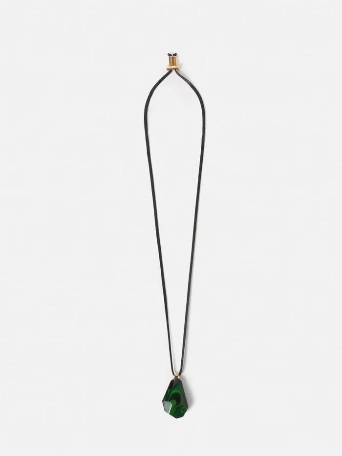 Resin Cord Necklace Multi Women Jigsaw Jewellery