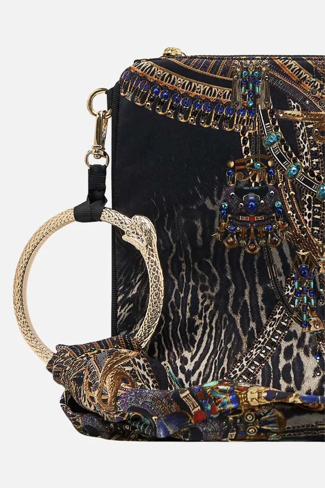 RING SCARF CLUTCH CAT WORSHIP Cat Worship WomensMens Camilla Bags