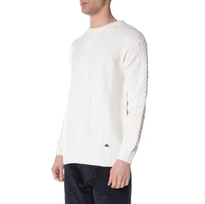 Robe Giovani Acrab Pullover 8211 Cream Cream Men Kappa Knitwear