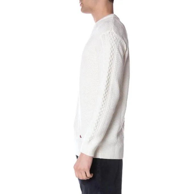 Robe Giovani Acrab Pullover 8211 Cream Cream Men Kappa Knitwear