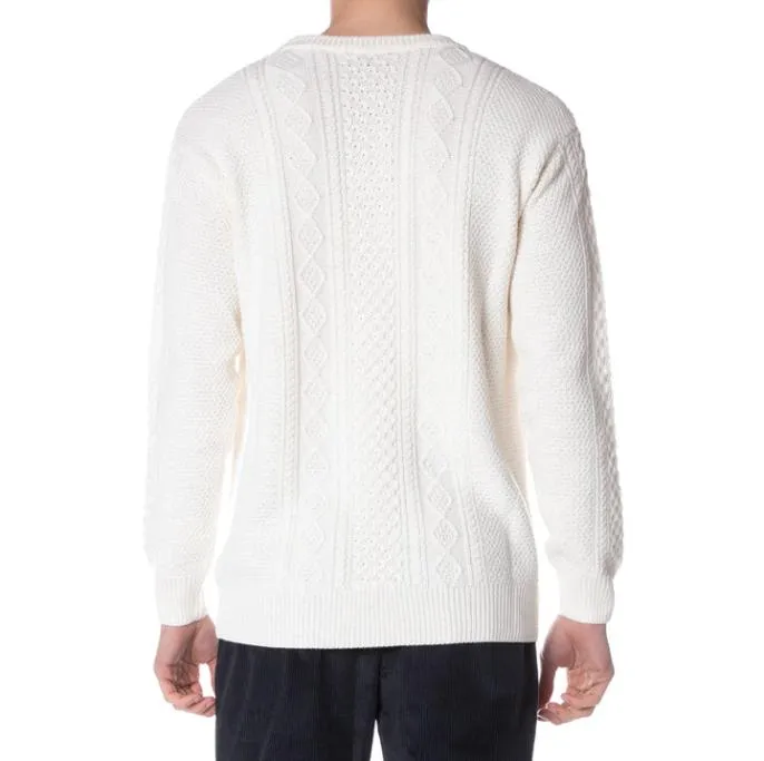 Robe Giovani Acrab Pullover 8211 Cream Cream Men Kappa Knitwear