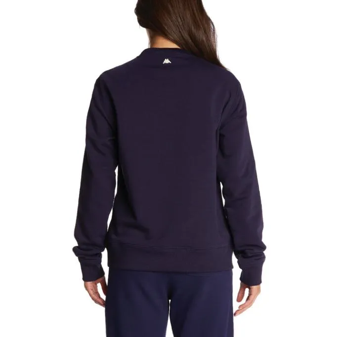 Robe Giovani Merope Pullover 8211 Navy Navy Women Kappa Hoodies and Sweatshirts