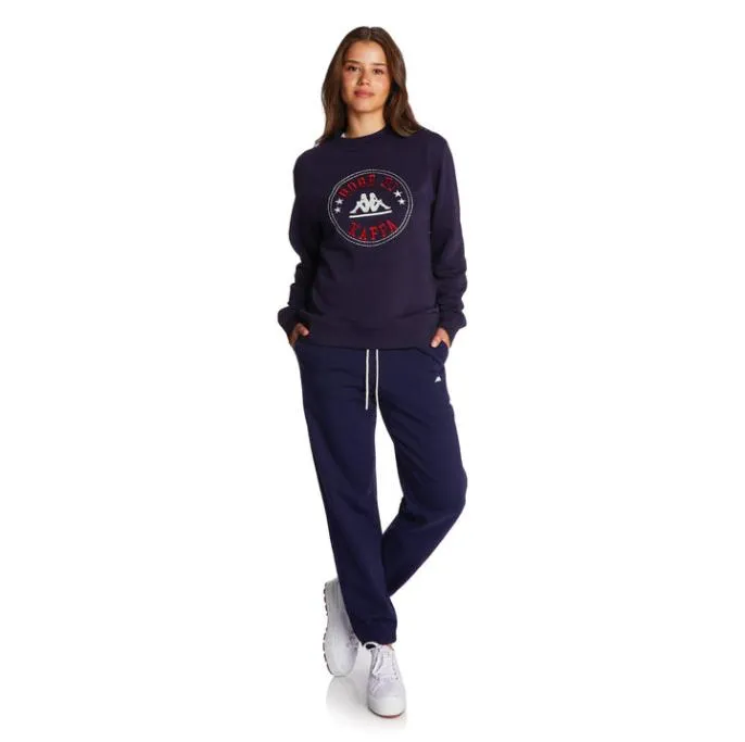 Robe Giovani Merope Pullover 8211 Navy Navy Women Kappa Hoodies and Sweatshirts