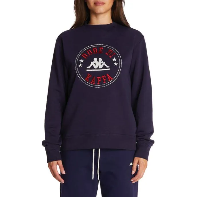 Robe Giovani Merope Pullover 8211 Navy Navy Women Kappa Hoodies and Sweatshirts