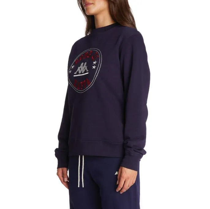 Robe Giovani Merope Pullover 8211 Navy Navy Women Kappa Hoodies and Sweatshirts