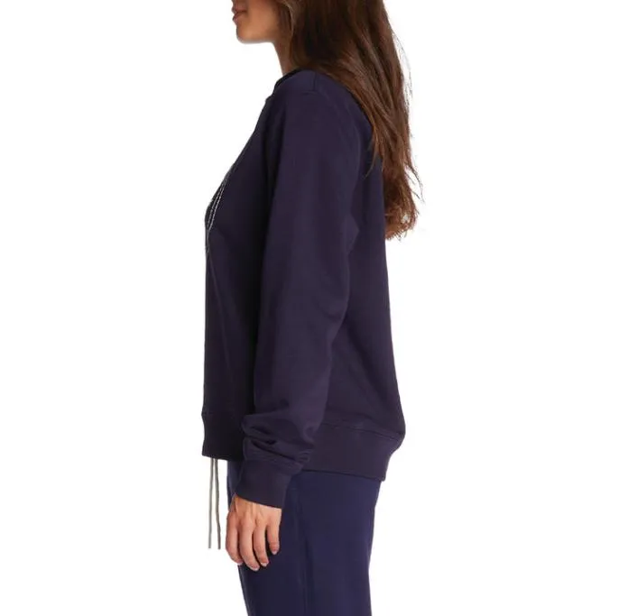 Robe Giovani Merope Pullover 8211 Navy Navy Women Kappa Hoodies and Sweatshirts