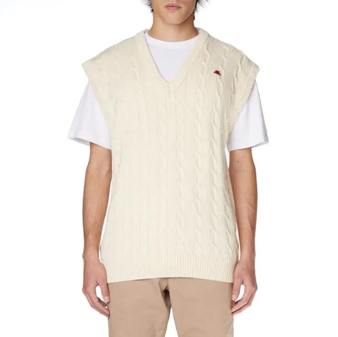 Robe Giovani Nembus Vest 8211 Cream Cream Men Kappa Knitwear