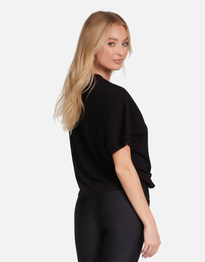 Rue Barbie Convertible Black Women Lauren Moshi Short Sleeve