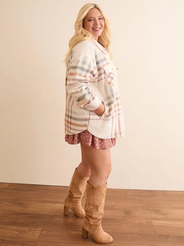 Ryan Flannel Shacket Buttercream Women Altar039d State Jackets Ryan Flannel Shacket Buttercream Women Altar039d State Jackets