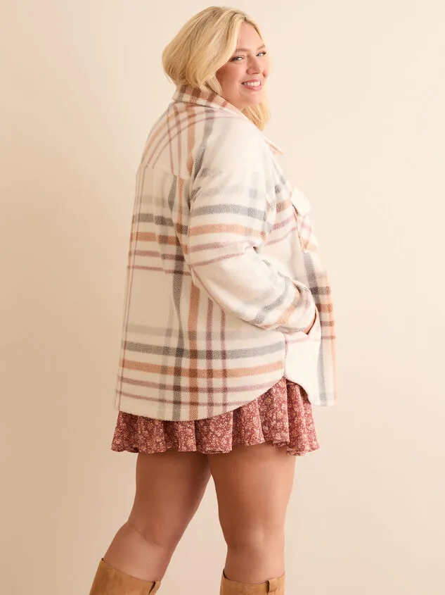 Ryan Flannel Shacket Buttercream Women Altar039d State Jackets Ryan Flannel Shacket Buttercream Women Altar039d State Jackets
