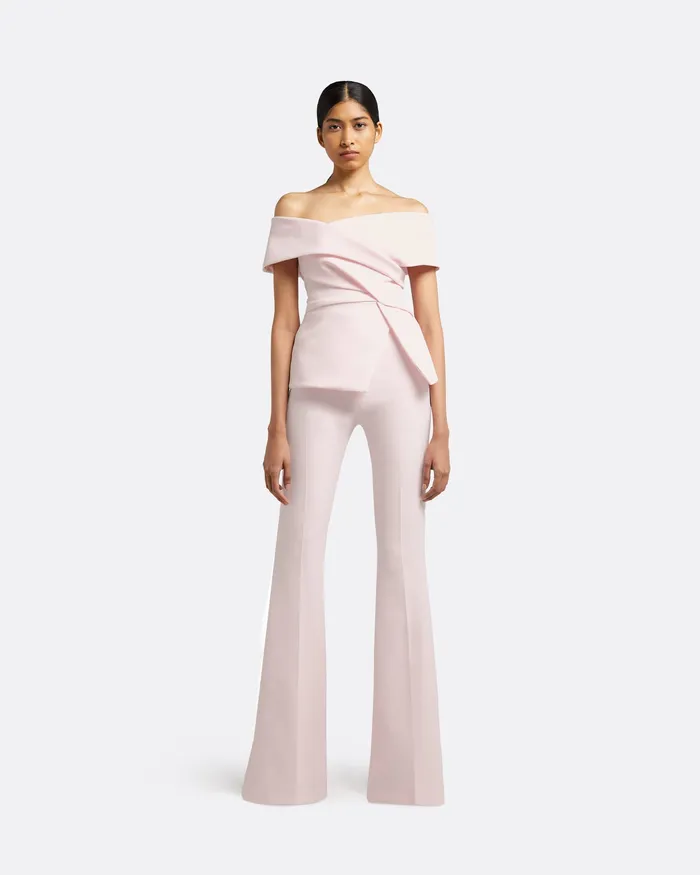 Safiyaa Eimear Barely Pink Top Barely Pink Women Tops