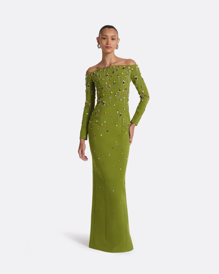 Safiyaa Gioia Calla Long Dress Calla Women Dresses