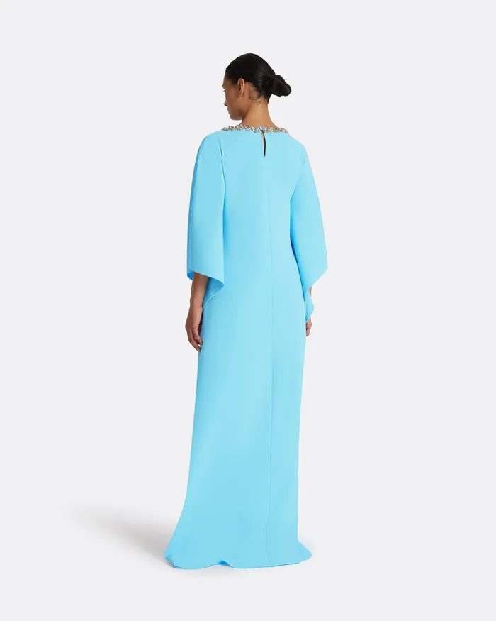 Safiyaa Icons Women Amarella Topaz Long Dress Topaz