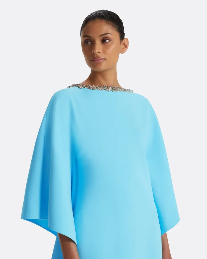 Safiyaa Icons Women Amarella Topaz Long Dress Topaz