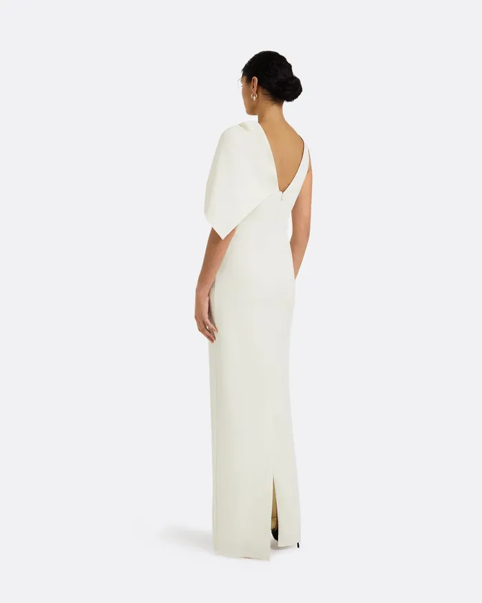 Safiyaa Icons Women Serendipity Ivory Long Dress Ivory