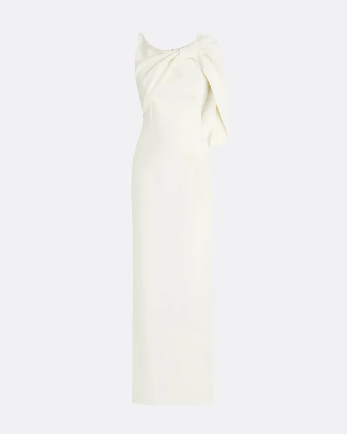 Safiyaa Icons Women Serendipity Ivory Long Dress Ivory