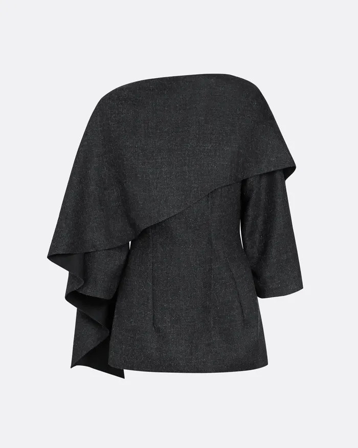 Safiyaa Jackets and Coats Women Etta Speckled Grey Jacket Speckled Grey