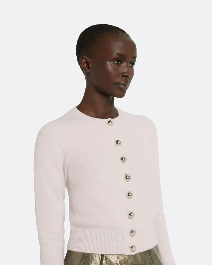 Safiyaa Selen Barely Pink Knit Top Barely Pink Women Tops
