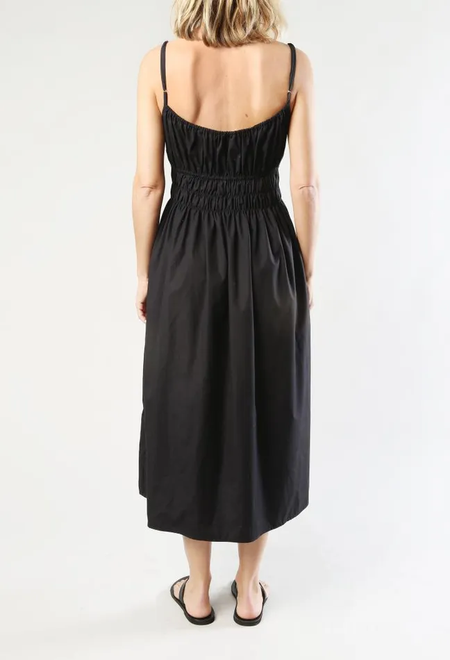 Sale Gabriela Dress Black Cotton Women Ciao Lucia Long Dresses